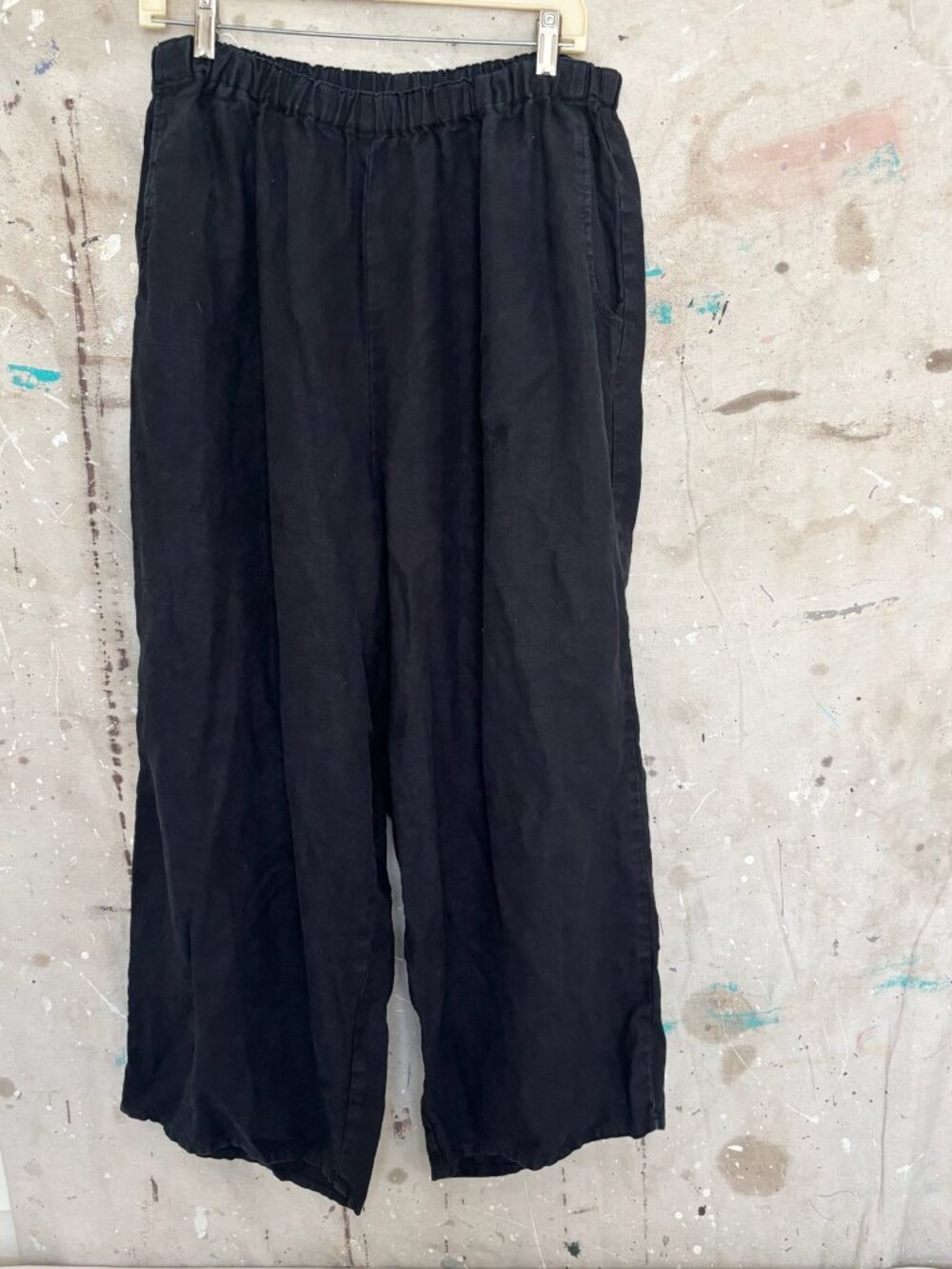 Flax Wide Leg Linen Pants